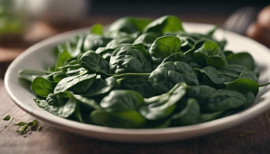 Comment préparer une délicieuse recette d épinards peu calorique