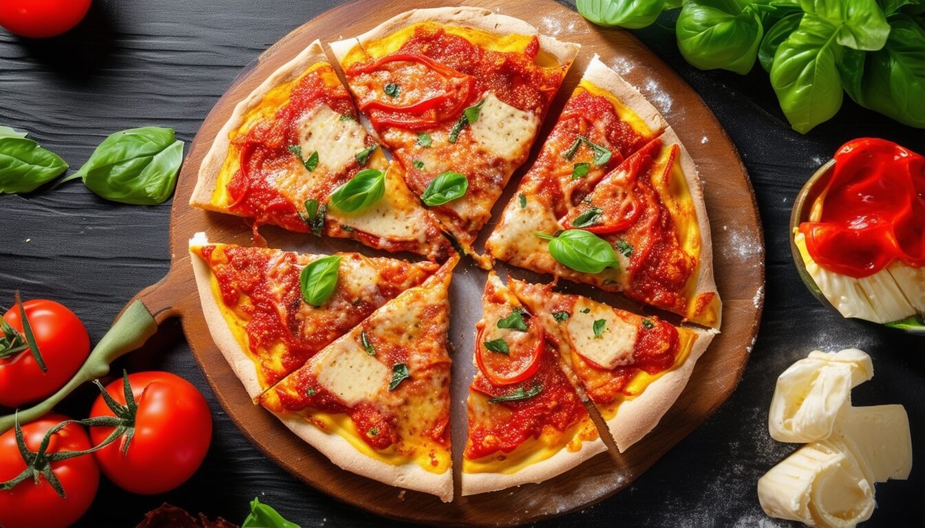 découvrez une recette de pizza sans pâte légère et protéinée qui va vous épater en un rien de temps ! apprenez comment la réaliser facilement et savourez ce délicieux plat.