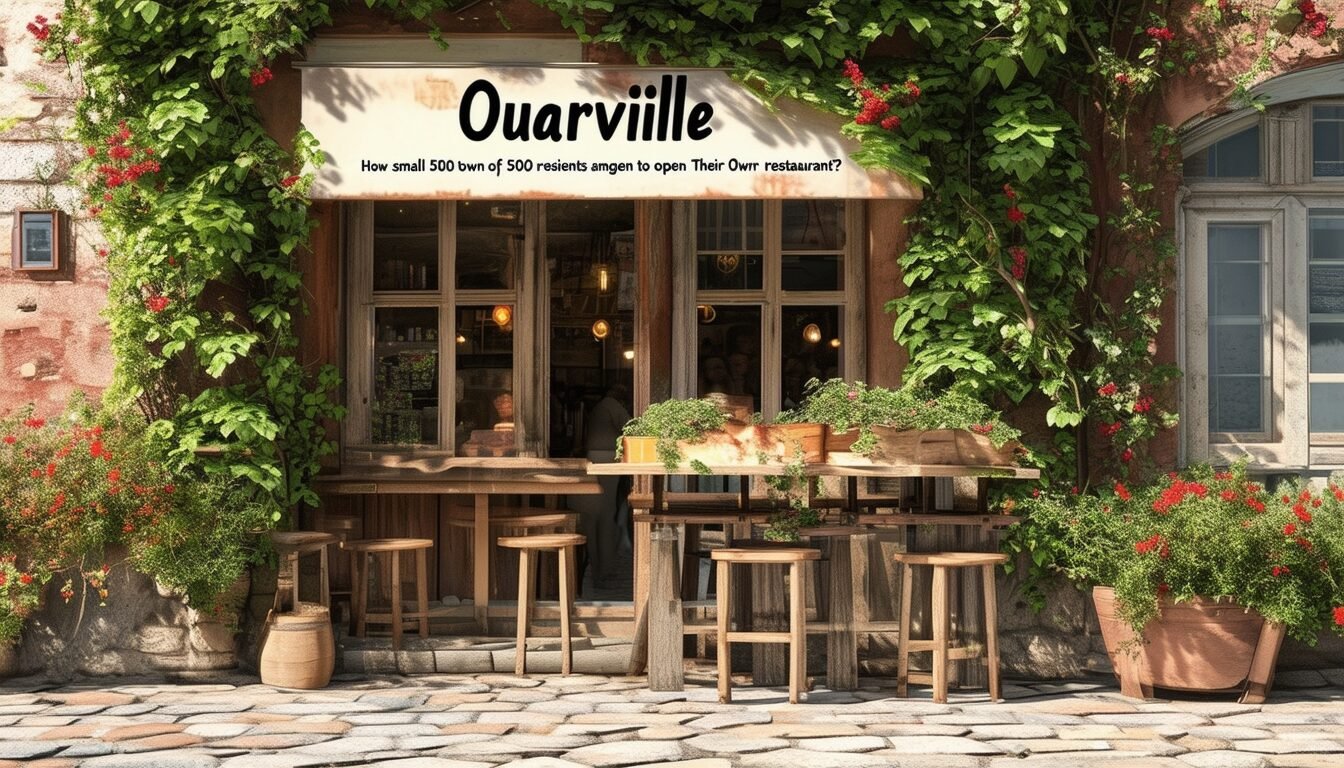 découvrez comment la petite ville de ouarville, avec ses 500 habitants, a réussi à ouvrir son propre restaurant et à faire rayonner sa communauté.