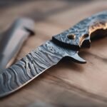 El cuchillo de hoja de Damasco plegable: ¿una obra maestra de la metalurgia?