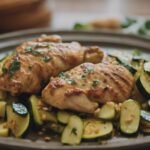 Comment preparar rápidamente un delicioso pollo con calabacines con una receta Cookeo ?