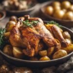 Comment to succeed in a delicious recipe for oven-roasted chicken with Moroccan-style potatoes?