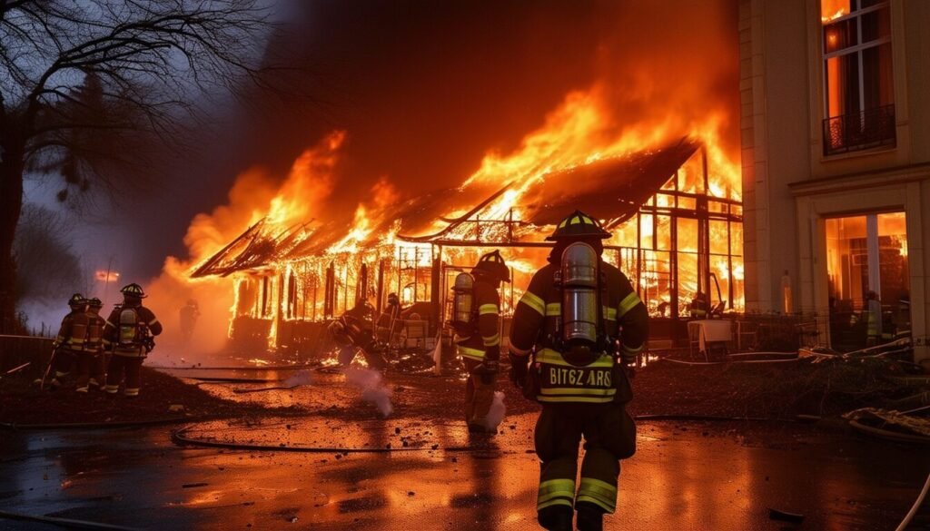 un incendie près de rennes a provoqué la destruction soudaine d'un restaurant. découvrez en direct le témoignage des pompiers sur les causes de ce sinistre.