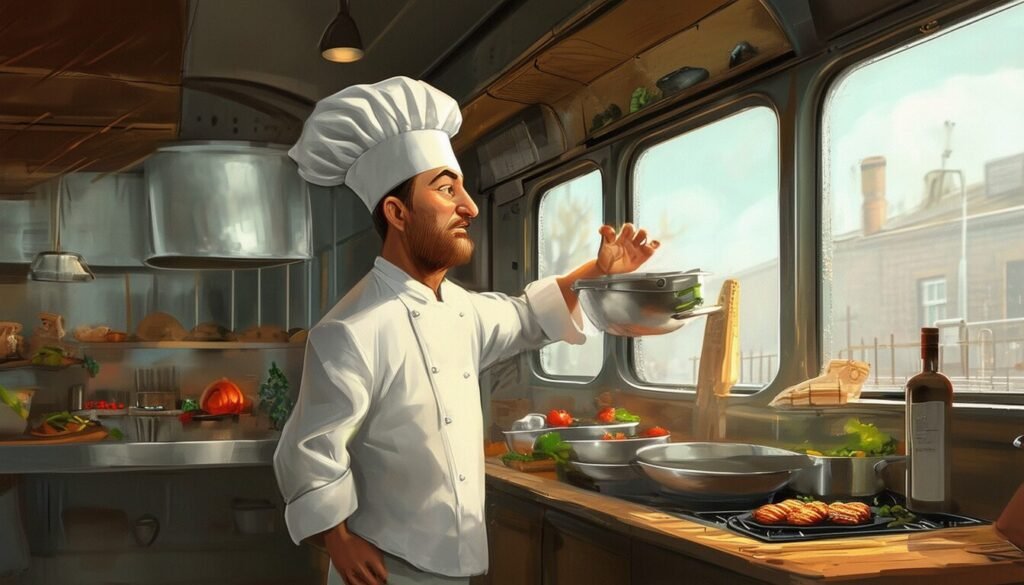 découvrez les difficultés de pavel en cuisine dans top chef, et explorez pourquoi il regrette que le train bouge trop. ne manquez pas cette aventure culinaire captivante !