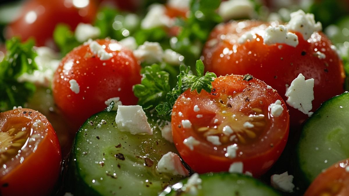 Délicieuse salade méditerranéenne épicée : une recette pleine de saveurs