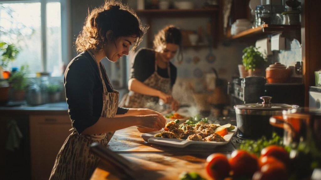 L'art culinaire à quatre mains : préparer de délicieux petits farcis