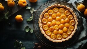 Découvrez notre recette vidéo de la délicieuse tarte aux mirabelles - Un délice de Petits Plats en équilibre