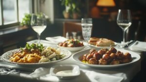 Mardi, Gilles Vigneault a savouré un repas au restaurant