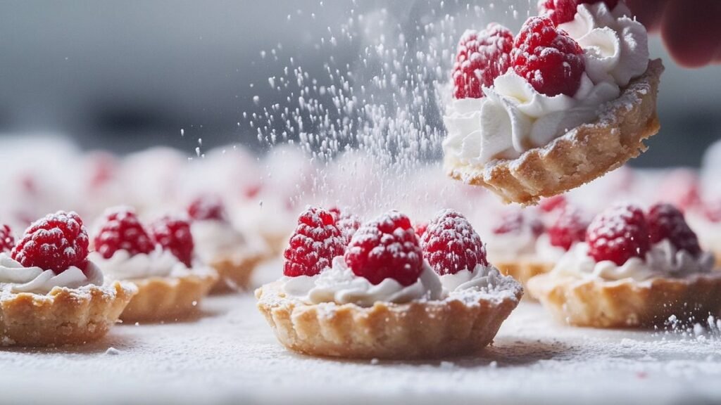 Préparez des tartelettes express aux framboises et à la chantilly : un régal en moins de 20 minutes !