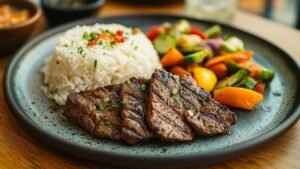 Recette d'onglet de boeuf parfumé aux herbes