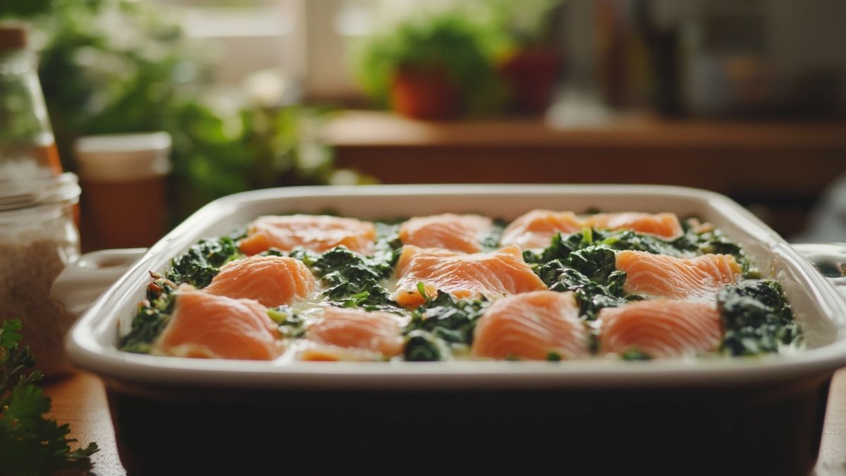 Recette de lasagne aux épinards et saumon facile à réaliser