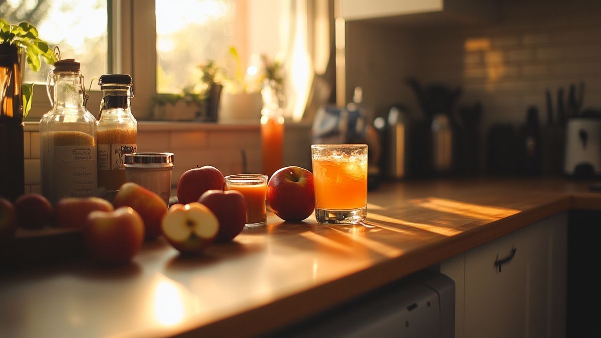 Découvrez la délicieuse recette du cocktail sans alcool à la pomme, idéal pour profiter pleinement du Dry January!