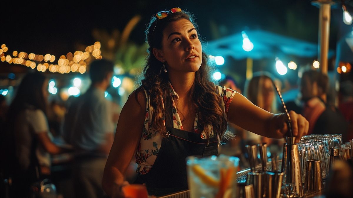 Fêno Festival à Caen : Une virtuose du cocktail normand jongle avec les saveurs et les bouteilles