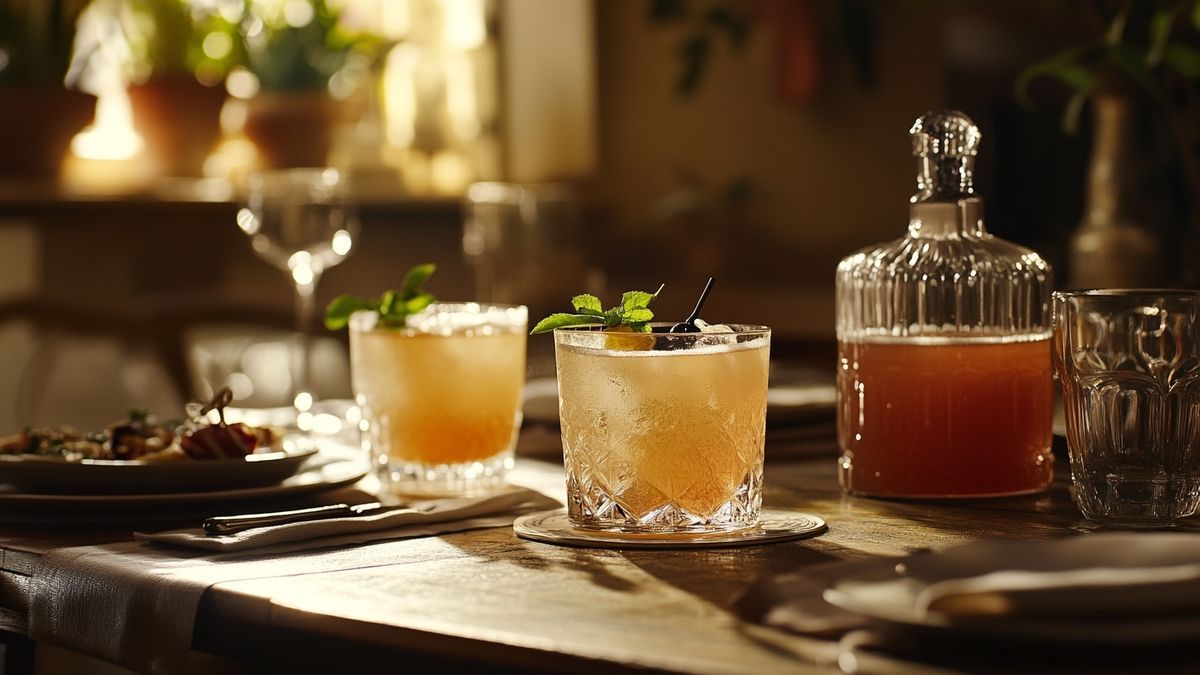 L'art des cocktails à table : Une expérience culinaire exceptionnelle