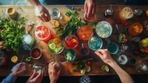 Les commerçants de Caen partagent leurs recettes et idées de cocktails festifs, alcoolisés ou non