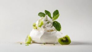 Pavlova au Kiwi : un incontournable revisité pour une expérience gustative améliorée !