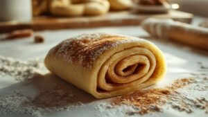 Préparez des cinnamon rolls en seulement 5 minutes grâce à la pâte à pizza et à la pâte feuilletée !