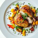 Recette de suprême de pintade aux légumes de saison