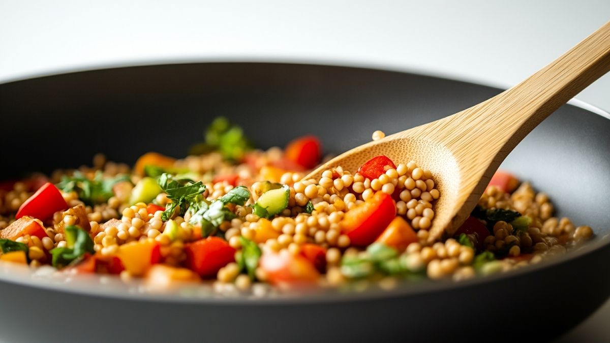 Recette simple d'épeautre aux légumes d'automne