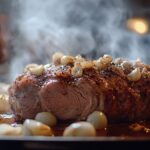 Pork knuckle in a casserole: the easy recipe to make