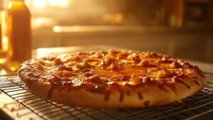 Savourez une délicieuse pizza au reblochon, pancetta et miel : une recette gourmande pour 6 convives