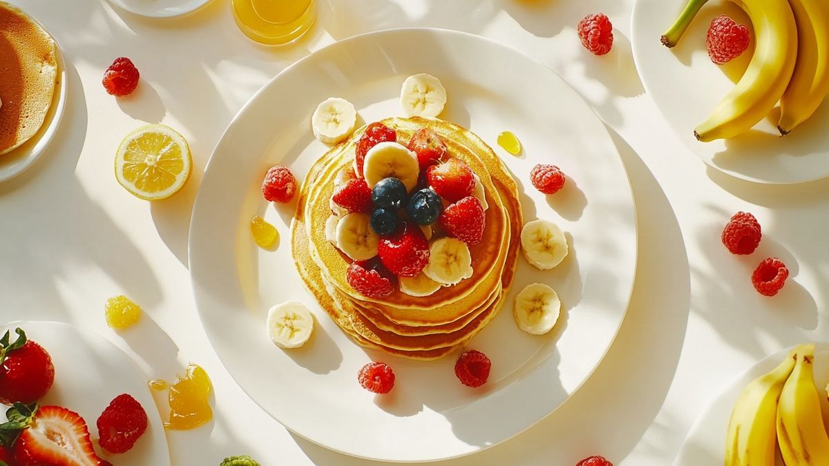 Transformez vos bananes imparfaites en délices : découvrez la recette des pancakes savoureux du chef Simone Zanoni !